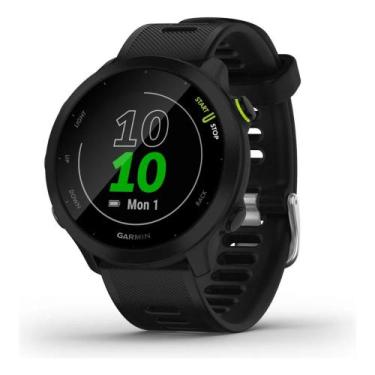 Imagem de Relógio Esportivo GPS Forerunner 55 Preto Monitor Cardíaco e Saúde