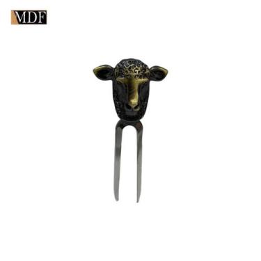 Imagem de Espetinho Garfinho Petisco Carneiro Super Luxo Zamac - ATACADÃO DO ART