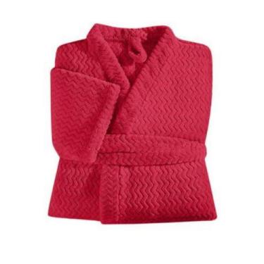 Imagem de Roupão de poliéster - Hedrons , Vermelho, g