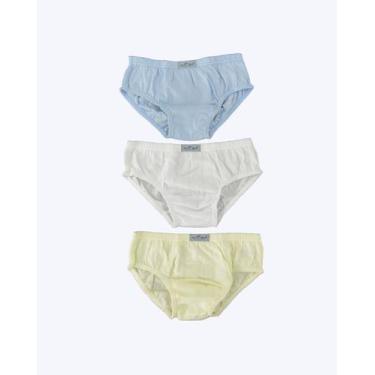 Imagem de Kit 3 Cuecas Infantil Masculina Luna 0052, Cores variadas, 10