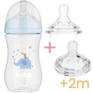 Imagem de Kit Mamadeira Easy Flow c/ 2 Bicos Extras - Buba