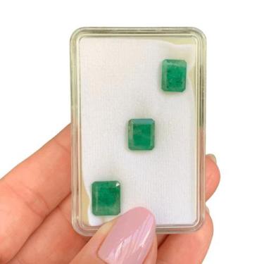 Imagem de 3ø Esmeralda Baguete Retangular 8,08ct - SP GEMAS
