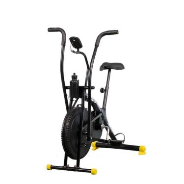 Imagem de Bicicleta Air Bike Kikos A5, Cardio Residencial, 5 Níveis, Lcd, Até 100kg, Monitor Cardíaco