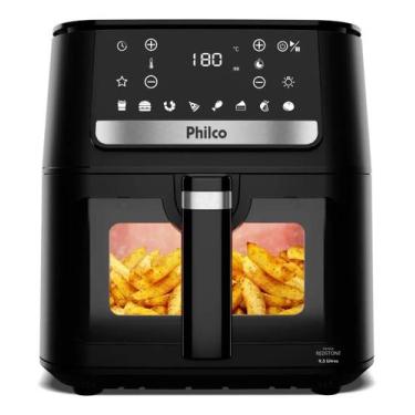 Imagem de Fritadeira Air Fryer Philco PAF95A 9,5L 1800W 127V Painel Digital Viso