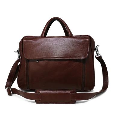 Imagem de Pasta Executiva WP Lab Pasta Executiva de Couro Lab Masculina Couro 38CM Café 27CM 10CM Masculina