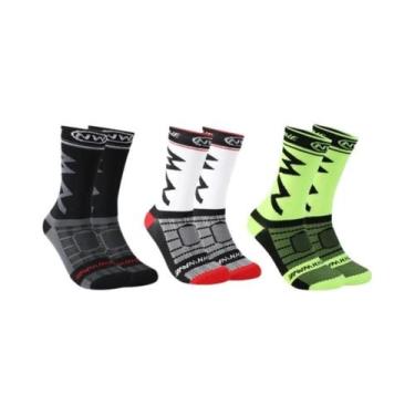Imagem de Meias Esportivas Respiráveis, 3 Pares Para Corrida, Ciclismo De Montan