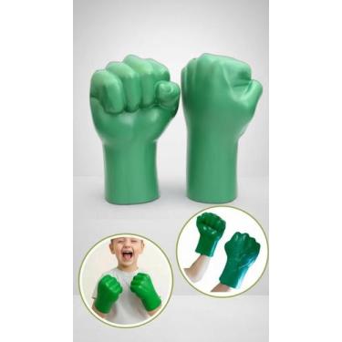 Imagem de Luva Punho Brinquedo Infantil Ação Verde Plástico - Congratulations St