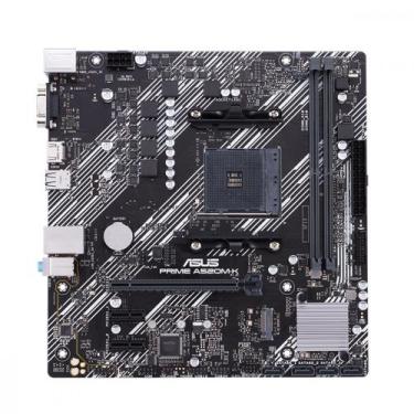Imagem de Placa Mãe Asus para AMD AM4 Prime A520M-K 2xDDR4 mATX, Cinza