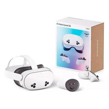 Imagem de Óculos VR Meta Quest 3S 128GB Gamer Sem Fio Imersão Total Áudio 3D Bra
