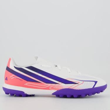 Imagem de Chuteira Adidas F50 Hyperfast Club Society Juvenil Branca, 30