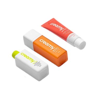 Imagem de Kit Skincare Vitamina C Tranexâmico Hidratante Calming Cream 3 Produtos Multicolorido Creamy