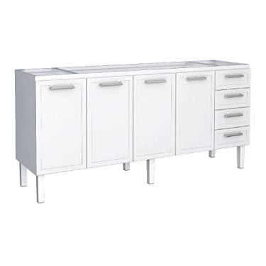 Imagem de Gabinete Cozinha De Aço Juno 4G 1920Mm Branco Desmontado(Pia 200) Cozimax