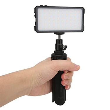 Imagem de Luz de vídeo LED, índice de renderização 95+ 2300mAh 3000-6500K luz de preenchimento LED 5W para Vlog para fotografia para transmissão ao vivo