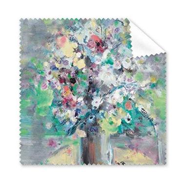 Imagem de Pintura a óleo primavera Art Still Life pano de limpeza de tela de telefone limpador de óculos 5 peças