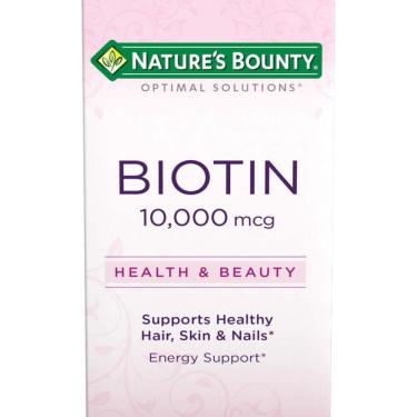 Imagem de Biotina Natures Bounty 10.000Mcg Health - Beauty 90 Caps