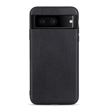 Imagem de YUNCHAO Caixa de telefone Para o Google Pixel 7, exato, capa de telefone de couro genuíno capa para celular