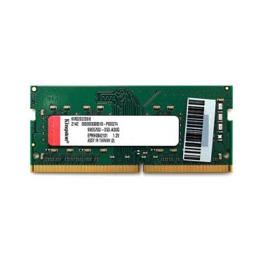 Imagem de Memória SODIMM 8GB DDR4 3200MHz Kingston - para Notebook - CL22 - KVR32S22S8/8