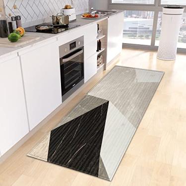 Imagem de SHENGANG Tapete de cozinha entrada para casa quarto sala de estar decoração infantil tapete corredor cabeceira do banheiro tapete antiderrapante, 16,60cmx200cm