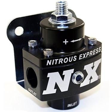 Imagem de Nitrous Express Regulador de pressão de combustível Holley 15951 pré-definido pronto para funcionar Holley regulador de pressão de combustível
