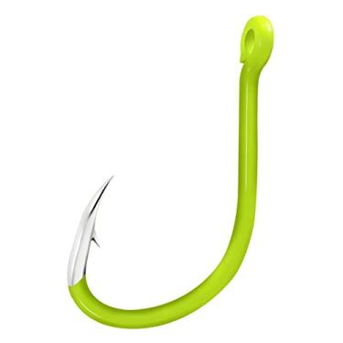 Imagem de Tingpai 50 peças de anzóis de pesca orescentes anzóis de aço carbono