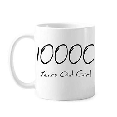 Imagem de 10.000 anos menina idade arte déco presente caneca moda cerâmica café porcelana xícara louça