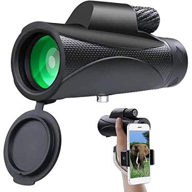 Imagem de Telescópio monocular, telescópio monocular 10x42 para adultos, HD High Power Bak4 Prism Monocular Monocular à prova d'água para observação de pássaros Campingatching, ao ar livre