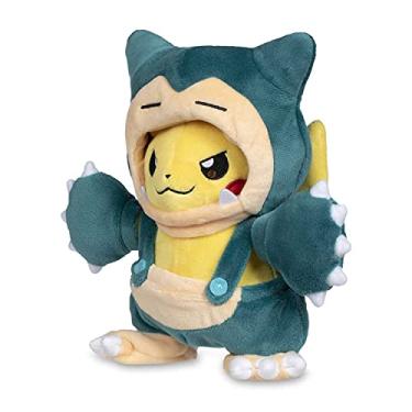 Imagem de Pokémon Center: Fantasia Maniac Poké Snorlax Pikachu Poké de pelúcia, 20 cm