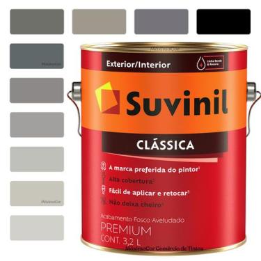 Tinta Esmalte Acet. Base Água Suvinil Fogo 3,2 L - Esmalte Sintético -  Magazine Luiza