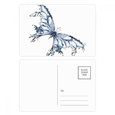 Imagem de Cartão postal Blue Butterfly Kite conjunto de cartões postais de aniversário