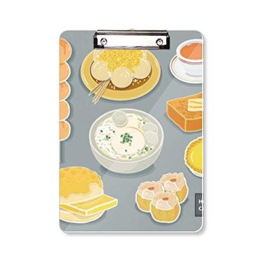 Imagem de Placa de apoio para mesa de alimentos Hong Kong Culinária local A4