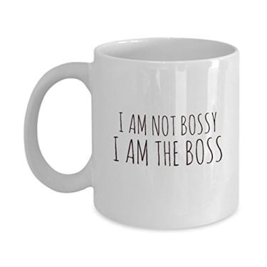 Imagem de Caneca de café Boss - I Am Not Bossy I Am The Boss - Presentes para o chefe - Caneca de cerâmica de 325 ml