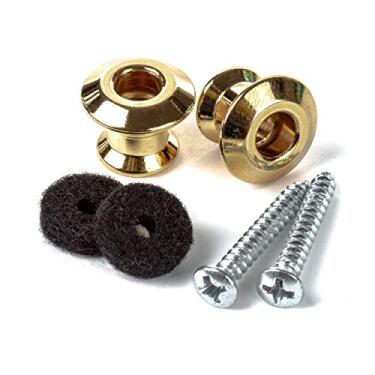 Imagem de JIM DUNLOP Straplok Conjunto de botões de alça de design duplo - ouro-2/conjunto (2PSLS034G)
