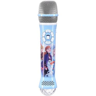 Imagem de Microfone de Karaokê Bluetooth Frozen 2 com luzes LED de festa