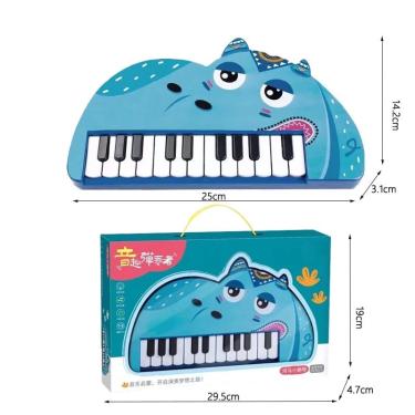 Piano musical infantil com pezinho som estilo profissional teclado musical  para crianças em Promoção na Americanas