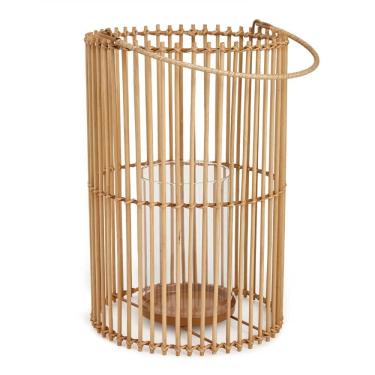 Imagem de Lanterna Decorativa em Bambu 30cm 18561 Mart