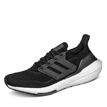 Imagem de adidas Ultraboost 21 Tênis de corrida masculino, Core Black Core Preto Cinza, 38