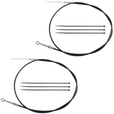 Imagem de New Olym Cabo de acelerador universal de 180 cm para carrinho Manco Go Kart Go com caixa de 160 cm 8252-1390 peças, 2 peças