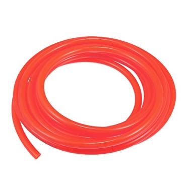 Imagem de VekAuto Mangueira de linha de ventilação de combustível, 0,5 cm x 398,8 cm 5 mm x 4 m tubo de mangueira de gasolina universal para ATV Dirt Bike Go Kart poliuretano durável laranja