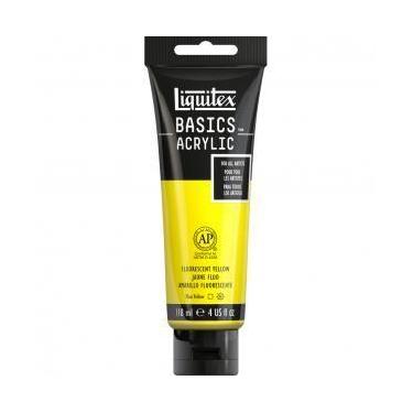 Imagem de Tinta Acrílica Liquitex Basics 118ml 981 Flourescent Yellow