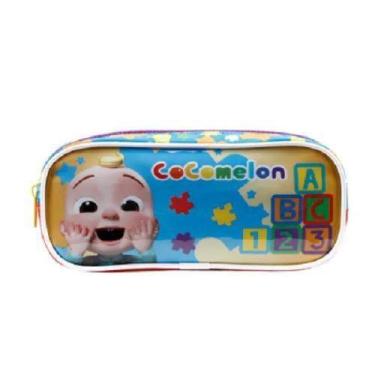 Imagem de Estojo Simples Escolar Infantil Cocomelon Youtube kids