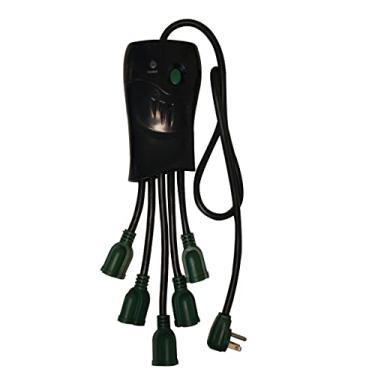 Imagem de GoGreen Power 5-Outlet Squid Surge Protector, 0.9m Cord, Black, 5OCT