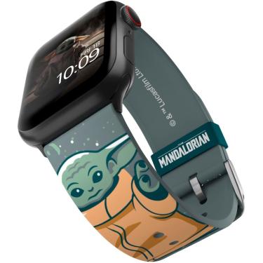 Imagem de MobyFox Star Wars The Mandalorian – The Child Snow Smartwatch Band – Compatível com @pple Watch – Fits 38mm, 40mm, 42mm & 44mm-ST-DSY22STW2012