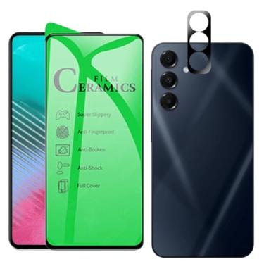 Imagem de Película de Cerâmica para Galaxy M54 com Proteção de Câmera, Vidro Temperado 9H, Transparente