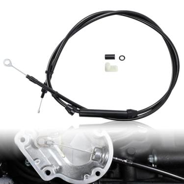 Imagem de TIGERSGATE Cabo de embreagem 72 11/40.6 cm para Harley Twin Cam e motores de evolução 1987-2006 com transmissão de 5 velocidades Touring Dyna, preto