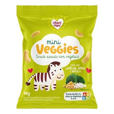 Imagem de MINI VEGGIES LENTILHA ARROZ BROCOLIS 18g NHAMI MAMI