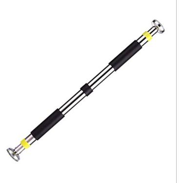 Imagem de Barra de puxar para porta sem parafusos, estrutura de aço resistente, alças de puxar para porta de ginástica