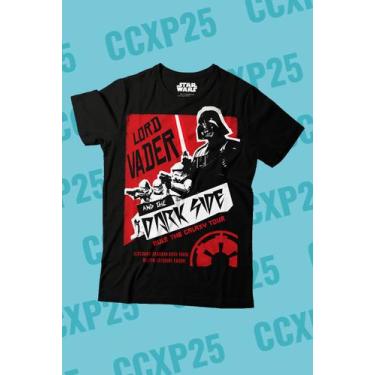 Imagem de Camiseta Star Wars Lord Vader - Piticas, G2, Preto, Unissex