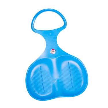 Imagem de oshhni Trenó de neve para crianças, trenó deslizante de areia com alça, brinquedo de esqui ao ar livre resistente, presente para brincar, tobogã para, Azul Claro