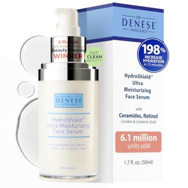 Imagem de Dr. Denese SkinScience HydroShield Ultra Moisturizing Face Serum Locks In Moisture with Retinol & Ceramides - Reduce Appearance of Wrinkles, Increased Hydration & Tightness - Cruelty-Free -1.7oz