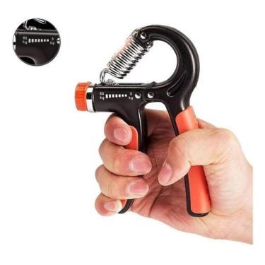 Imagem de Hand Grip Alicate Ajuste 5-60kg Fortalecedor Mãos Antebraço Laranja - 